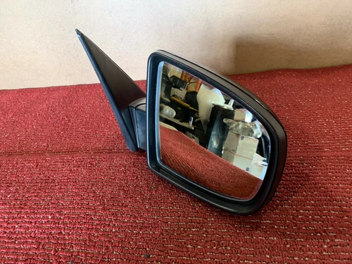 BMW E71 X6 RIGHT PASSENGER SIDE DOOR MIRROR AUTO FOLD BLACK SAPHIRRE OEM 87K