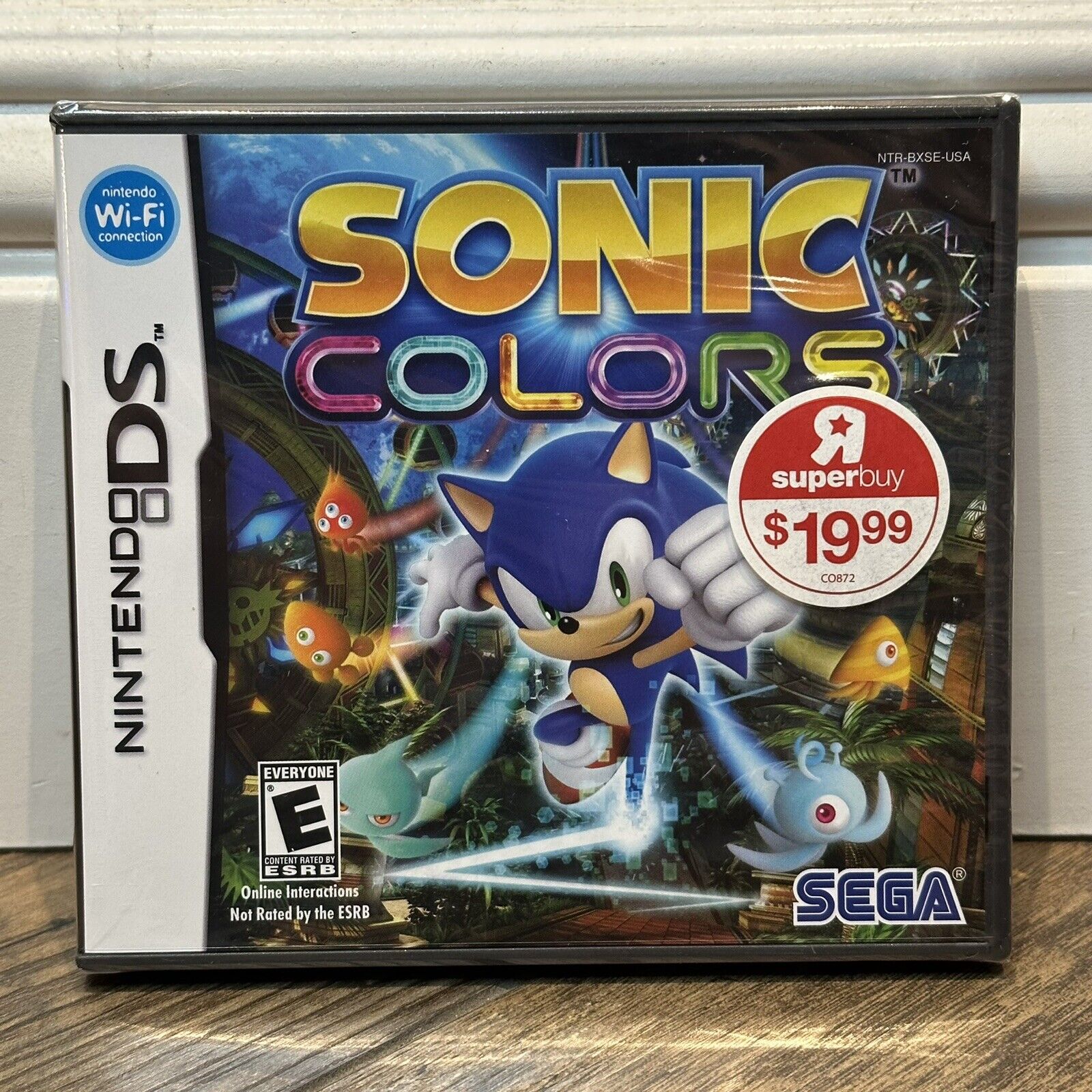 Sonic Colors - Nintendo DS, 2009 - No Game Cartridge