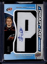 2024-25 SP Game Used Draft Day Marks Vasily Ponomarev 22/35