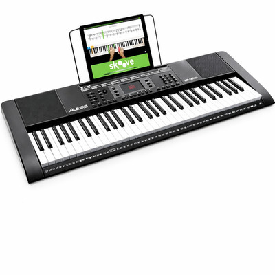 【良品】Alesis Melody61 MKII 鍵盤　スタンド 椅子付き　① Alesis Melody 61 MKII 61 Key Portable Keyboard with Built In