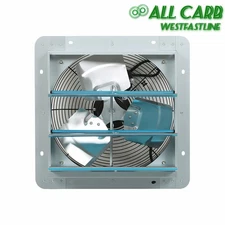 14 In Shutter Exhaust Fan For Greenhouse Garage Aluminum High Speed Wall Mounted