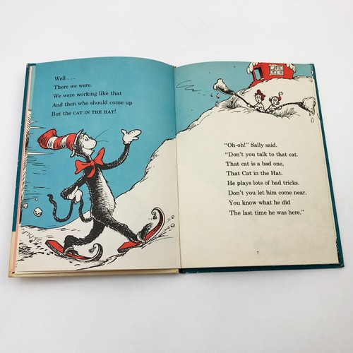 The Cat In The Hat Comes Back Dr Seuss 1958 Book Club 1st Print Edition HC - Picture 10 of 11