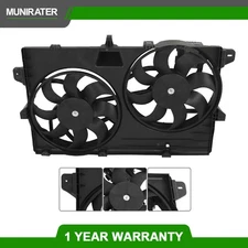 FO3115177 Dual Radiator Cooling Fan Assembly For 2007-2015 Ford Edge Lincoln MKX