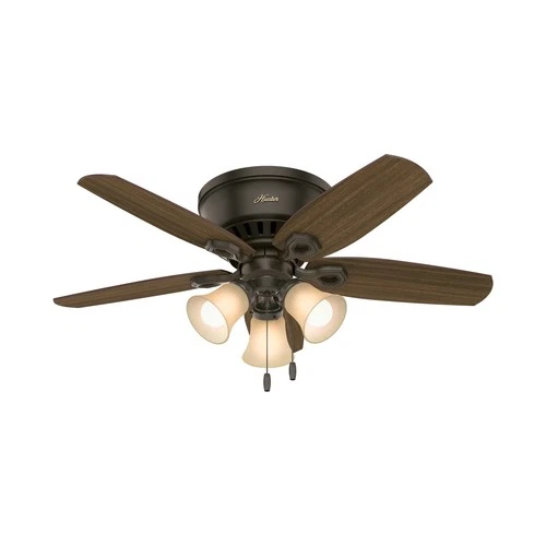 Hunter 42 inch Indoor Ceiling Fan with LED Lights - Bronze Ceiling Fan with P... - Picture 10 of 12