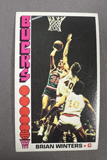 1976-77 Topps #46 Brian Winters Milwaukee Bucks Basketball Card NBA Tall Boy