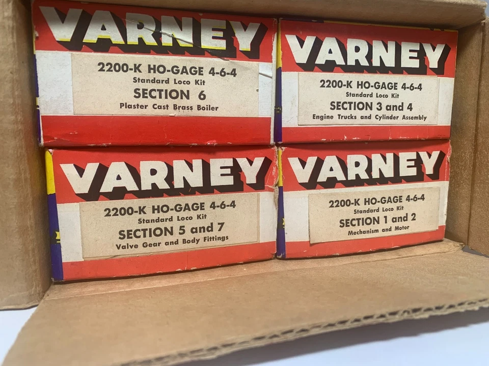 KIT HUDSON VARNEY HO LATÓN 2200K 4-6-4 AÑOS 50 - MONTAJE PARCIAL CON LOTE DE PIEZAS Foto 4 de 4