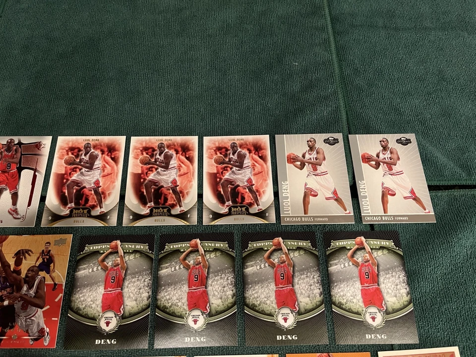 LUOL DENG LOT of 34 2008-09 cards BULLS TOPPS TREASURY UD FLEER SP BOWMAN - Image 3 of 4