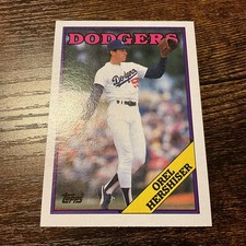 1988 Topps - Orel Hershiser #40 Los Angeles Dodgers Baseball
