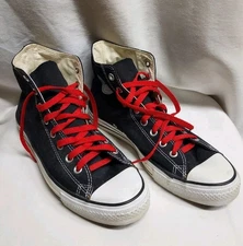 Converse All Star Black High Tops Men's Size 10 (Women's 12) Lightly Worn