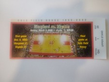 MD Basketball 2002 Last Game Cole FH Ticket March 2, 2002   2002 NCAA Champions