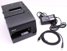 Epson M235B TM-H6000V POS Receipt Printer w/ Power Adapter  USB Cable - Tested