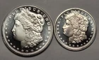 1 Oz and 1/2 Oz 999 Silver Rounds minted by Golden State Mint