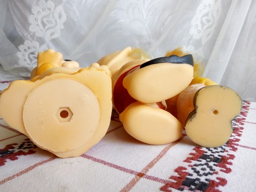 Vintage rubber toys Fox, dwarf and boy 70-80s USSR - Picture 6 of 8