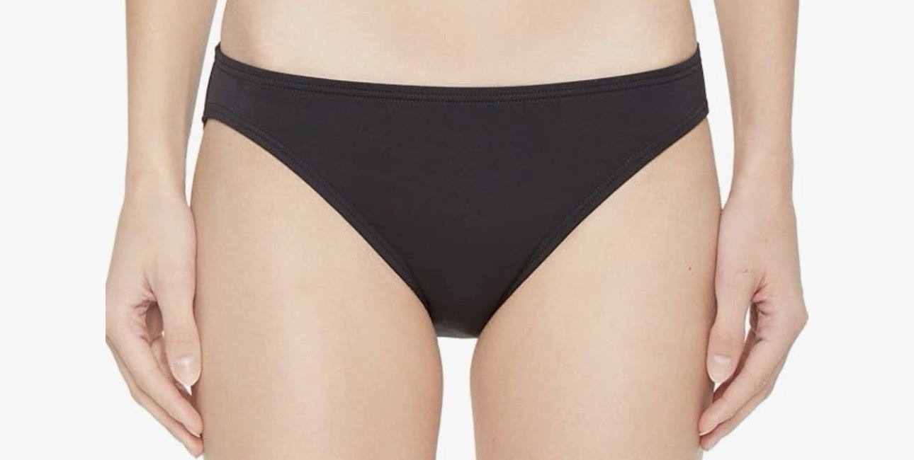 Michael Kors Classic Hipster Bikini Bottoms Black Size XL NWT