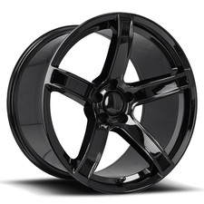 Factory Reproductions Fr 77f Dodge Hellcat Hc2 20x11 5x115 22 Gloss Blk Qty 1