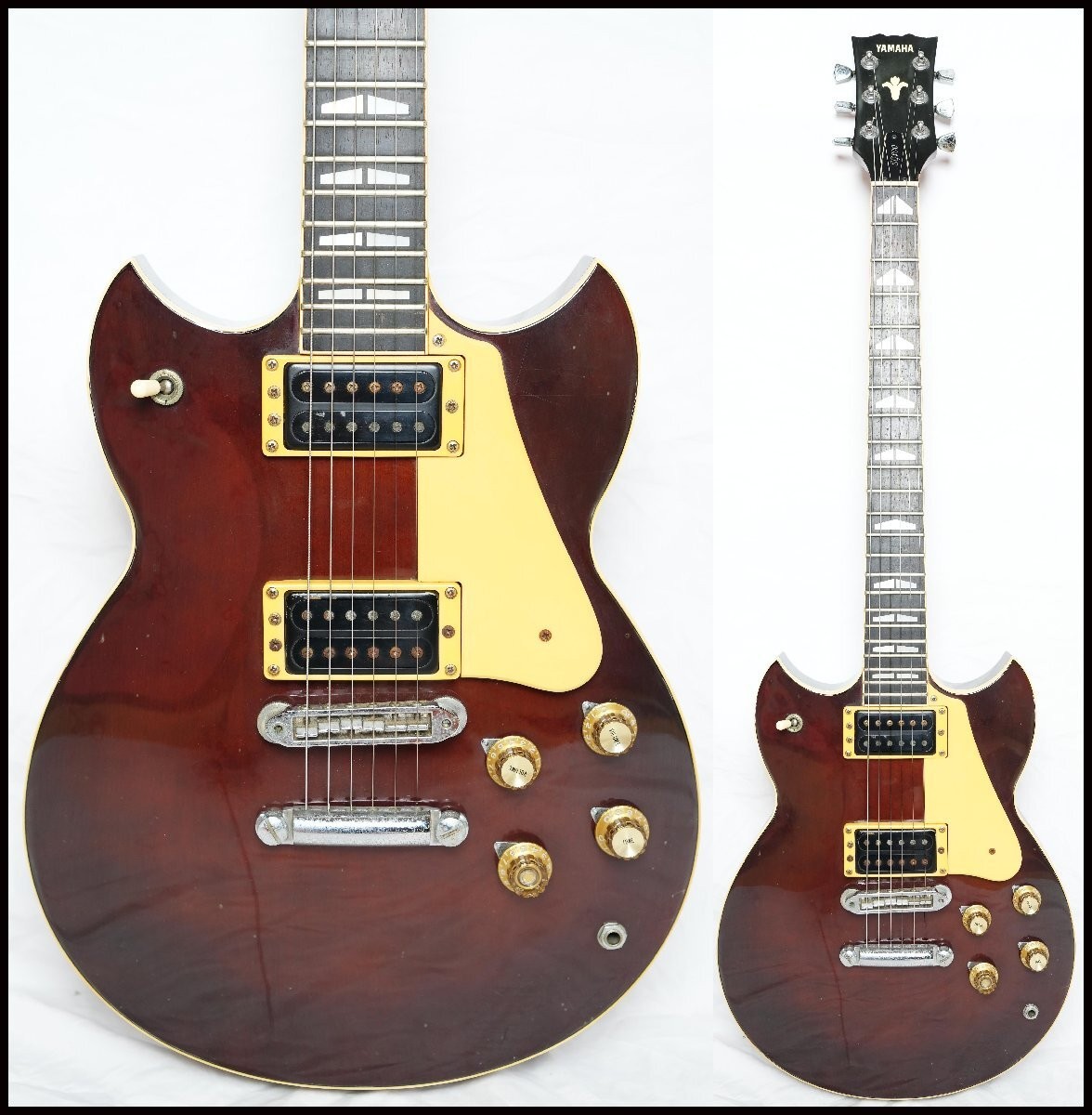 YAMAHA SG800 BROWN 1980s Damaged Vintage Made in Japan Ship
