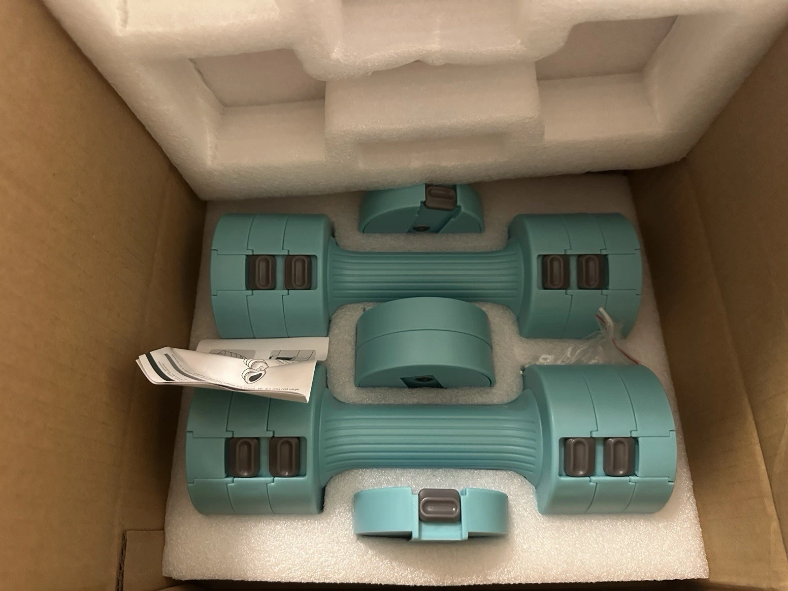 EAST MOUNT Adjustable Hand Weights 5lb Dumbbells Set of 2, 4 In 1 Set