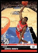 Greg Oden 2007-08 Topps #3 Trail Blazers NBA READ FREE SHIPPING AutographDen