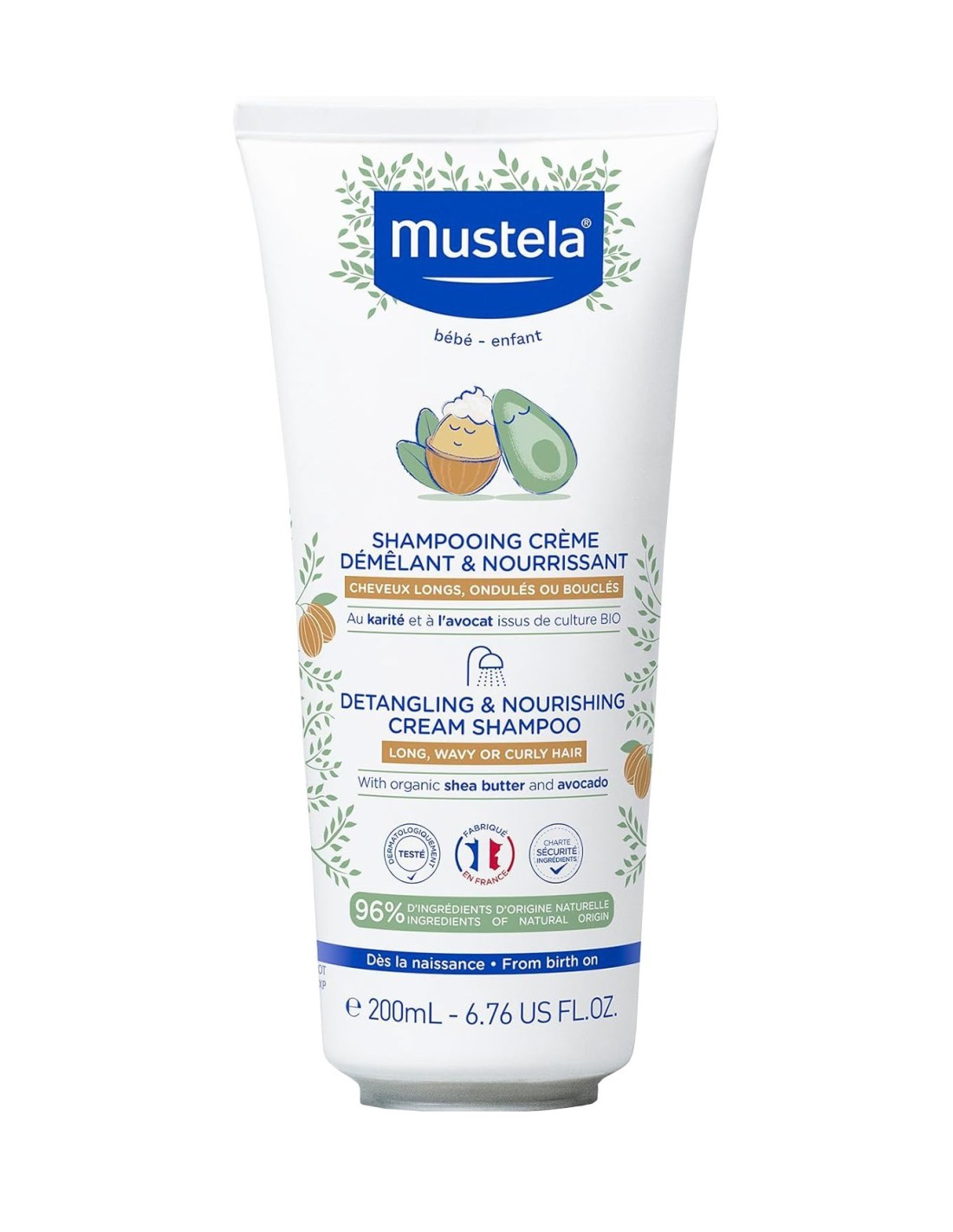 Mustela Shampoo Balsamo Nutriente E Districante 200Ml - Immagine 2