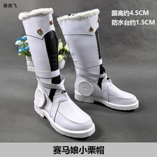 Umamusume: Pretty Derby Oguri Cap Shoes Cosplay Knee-High Boots Customize Shoe