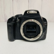 Canon EOS 550D 18.0 MP Digital SLR Camera Black Body With Battery