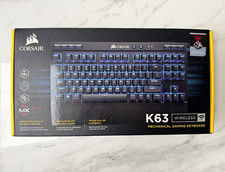 Corsair K63 Wireless Mechanical Keyboard Black/Blue + USB Receiver