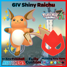 ✨ Shiny Alpha Raichu 6IV + EVs ✨ Pokemon Legends ZA 🚀 Fast 🚀