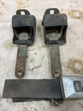 Pair Of Used Black Gm Seat Belt Retractors And 1 Buckle Dated For 1967 Corvette