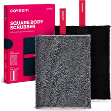 Esponja corporal exfoliante 2 pack doble textura suave y rugosa elimina piel