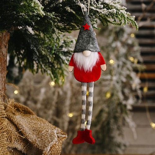Christmas Gnome Pendant Festival Party Birthday Background Decor - Picture 4 of 8