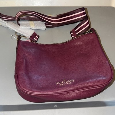 Kate Spade Rosie Crossbody Pebbled Leather - Dark Raspberry NWT $349