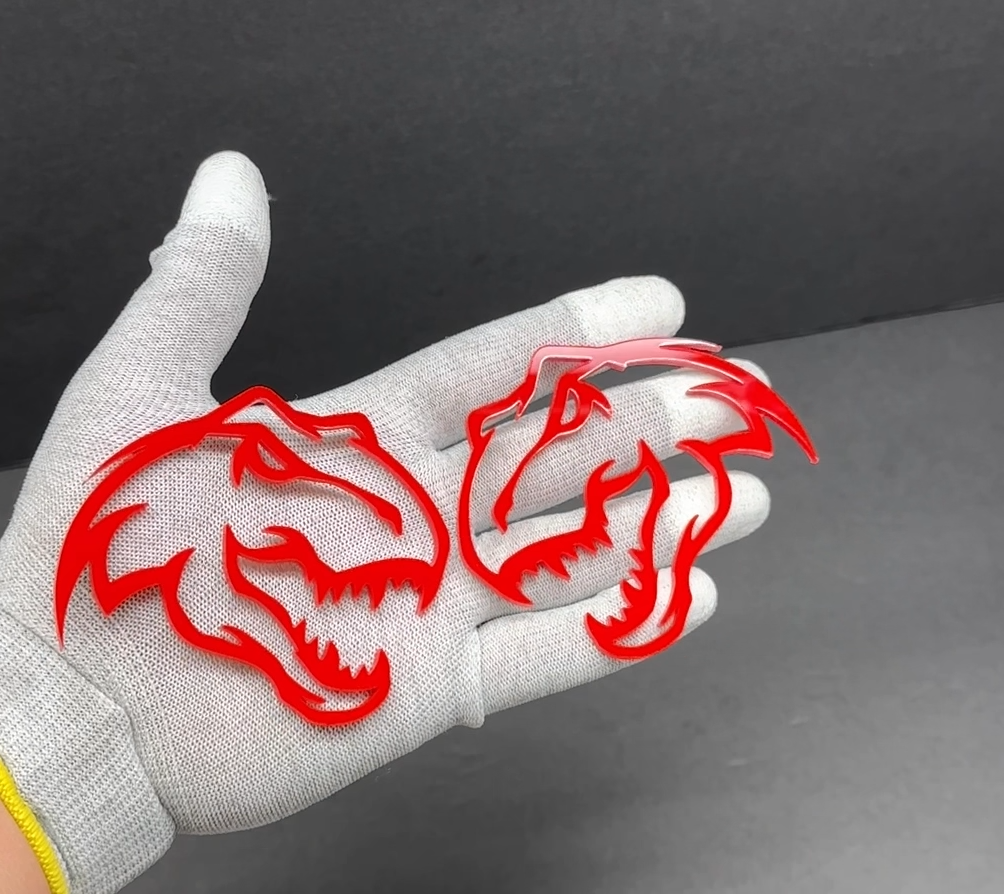 Pair T-REX Emblems fits TRX Ram 1500. Fender Door badge Hellcat