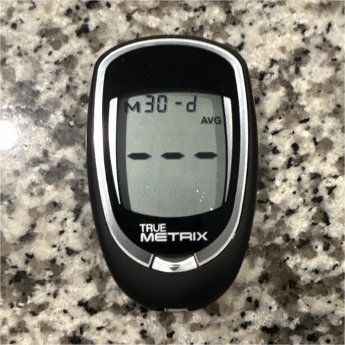 TRUE METRIX Digital Blood Glucose Monitor Meter, Black, FDA 510K Compliant
