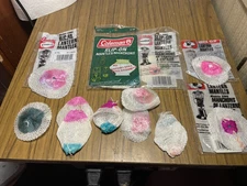 Lot Of 14 Coleman 51-104 & Other Lantern Slip-On Bayonet Style Mantles New!