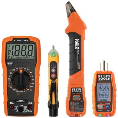 Circuit Breaker Finder Kit, GFCI Outlet and Receptacle Tester Kit, Multimeter