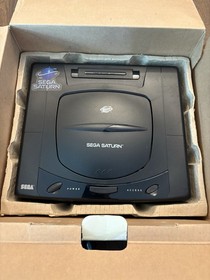 Sega Saturn System Console In Original Box NEAR COMPLETE W/Cords & Controllers