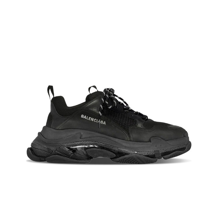 Balenciaga Triple S Sneakers Clear Sole Black