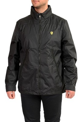 Scuderia Ferrari Men's Hooded Full Zip Windbreaker Rain Jacket US 3XL IT 58
