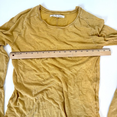 We The Free by Free People Damen Langarmshirt senfgelb L Baumwolle - Bild 6 von 13