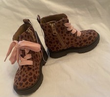 Cat  Jack-Toddler Girls Amaya Leopard Heart Print Combat Boots 6-7-9
