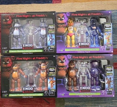 Five Nights at Freddy s 4-Pack Bundle Jazwares Endo Figure   BRAND New/Sealed 