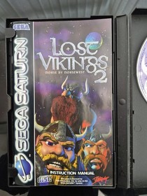 Lost Vikings 2 Sega Saturn With Original Box And Manual