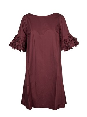 MEIMEIJ M6EA40 Damenkleid Svasato Brandy 95 cm 100% Baumwolle Made in Italy