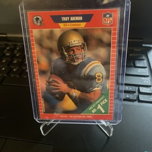 1989 score troy aikman rookie card No1 Draft Pick