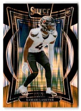 2024 Panini Select #77 Kamari Lassiter Black & Gold Prizm Shock