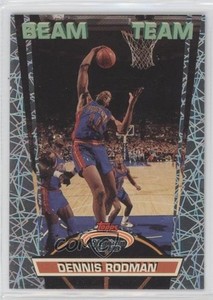1992-93 Topps Stadium Club Beam Team Dennis Rodman #19 HOF