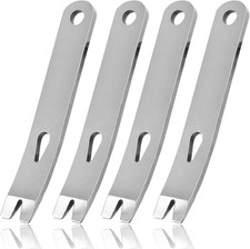 4 Pack 3 Mini Pry Bars Stainless Steel Small Scraper Prying Tool Set Silver 4 Pack 3 Mini Pry Bars Stainless Steel Small Scraper Prying Tool Set Silver