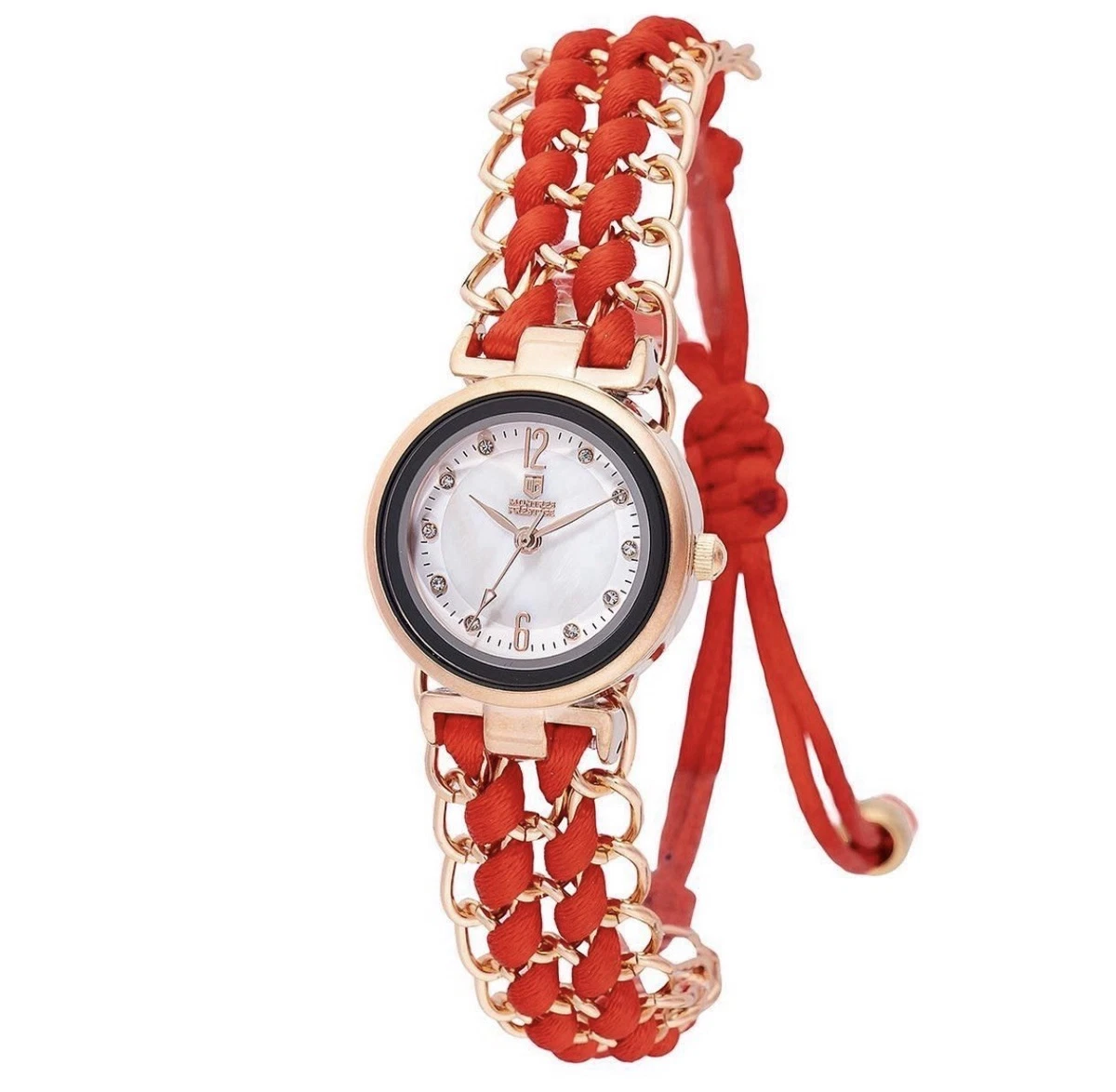 Montres Prestige Women\'s Watch - 25mm, White & Rose Gold Bracelet (MPW-0296) Montres Prestige Women main image 3