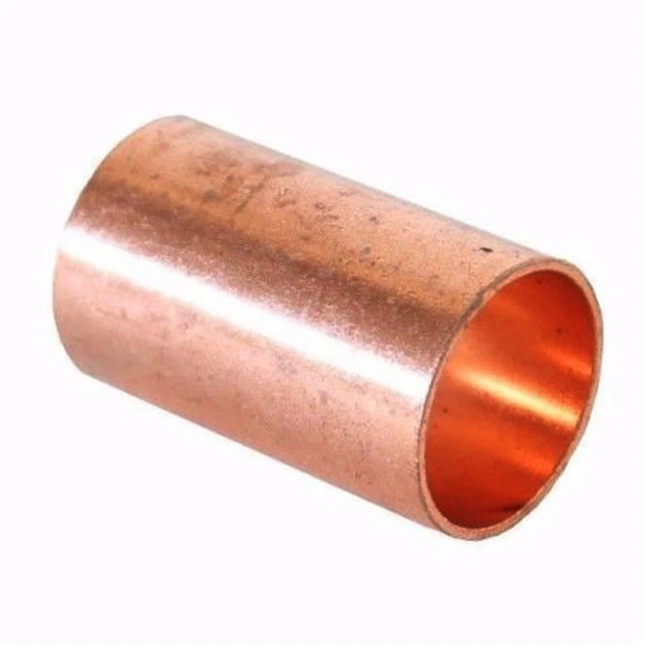 3" Coupling No Stop C x C Sweat Ends- COPPER PIPE FITTING - Image 3 of 3