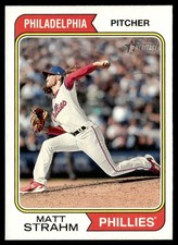 2023 Topps Heritage Matt Strahm Philadelphia Phillies #373